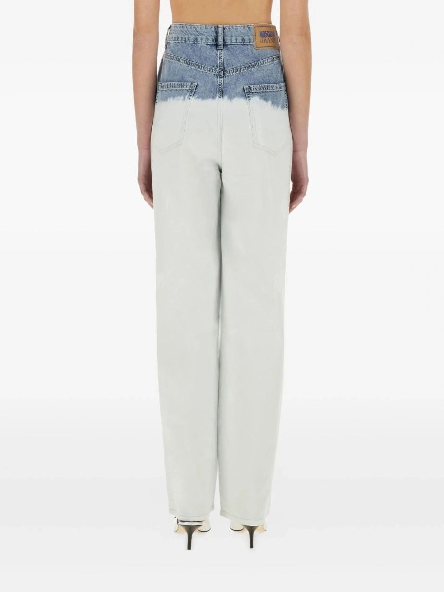 Blugi evazati MOSCHINO JEANS albi - Img 4