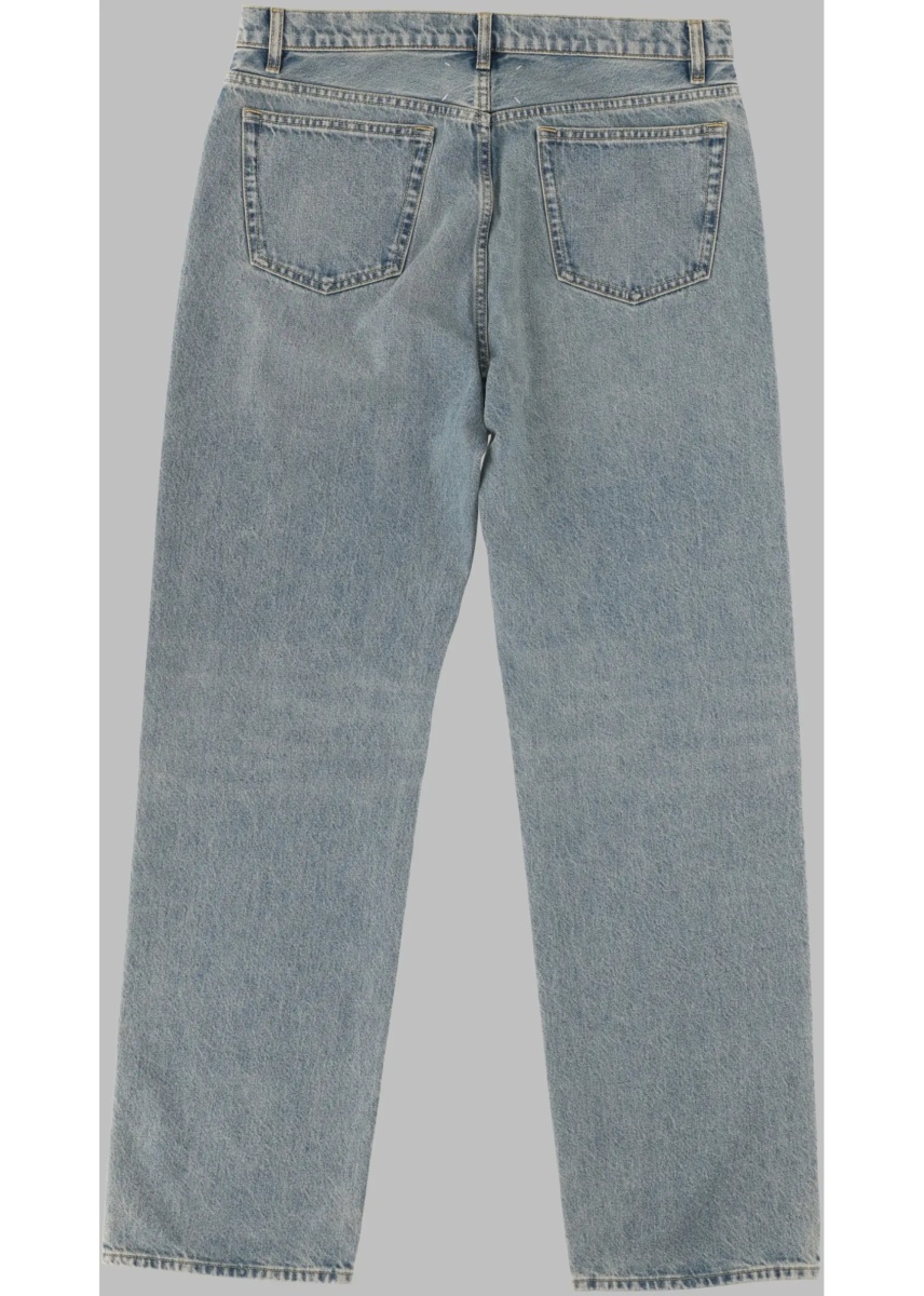 Blugi Jeans A Gamba Dritta Taped - Img 2