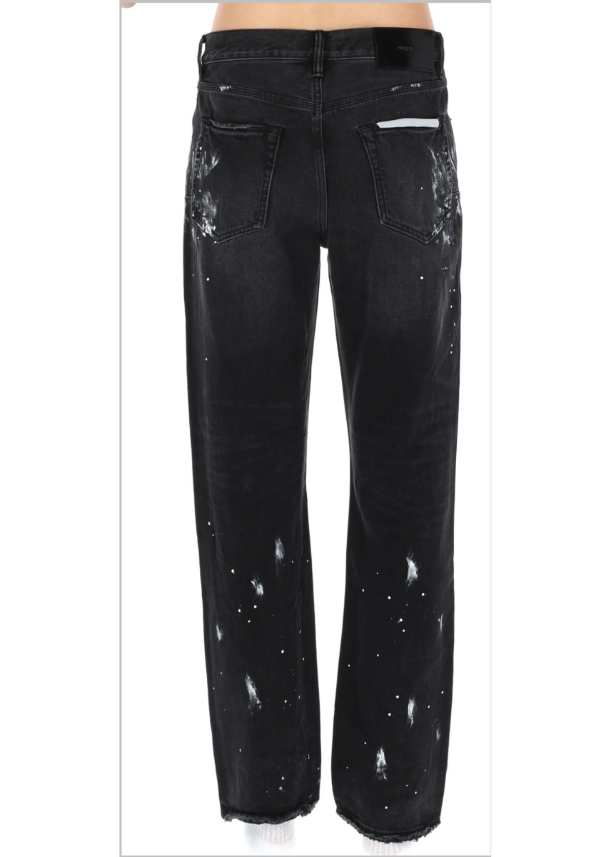Blugi Jeans In Denim Di Cotone - Img 2