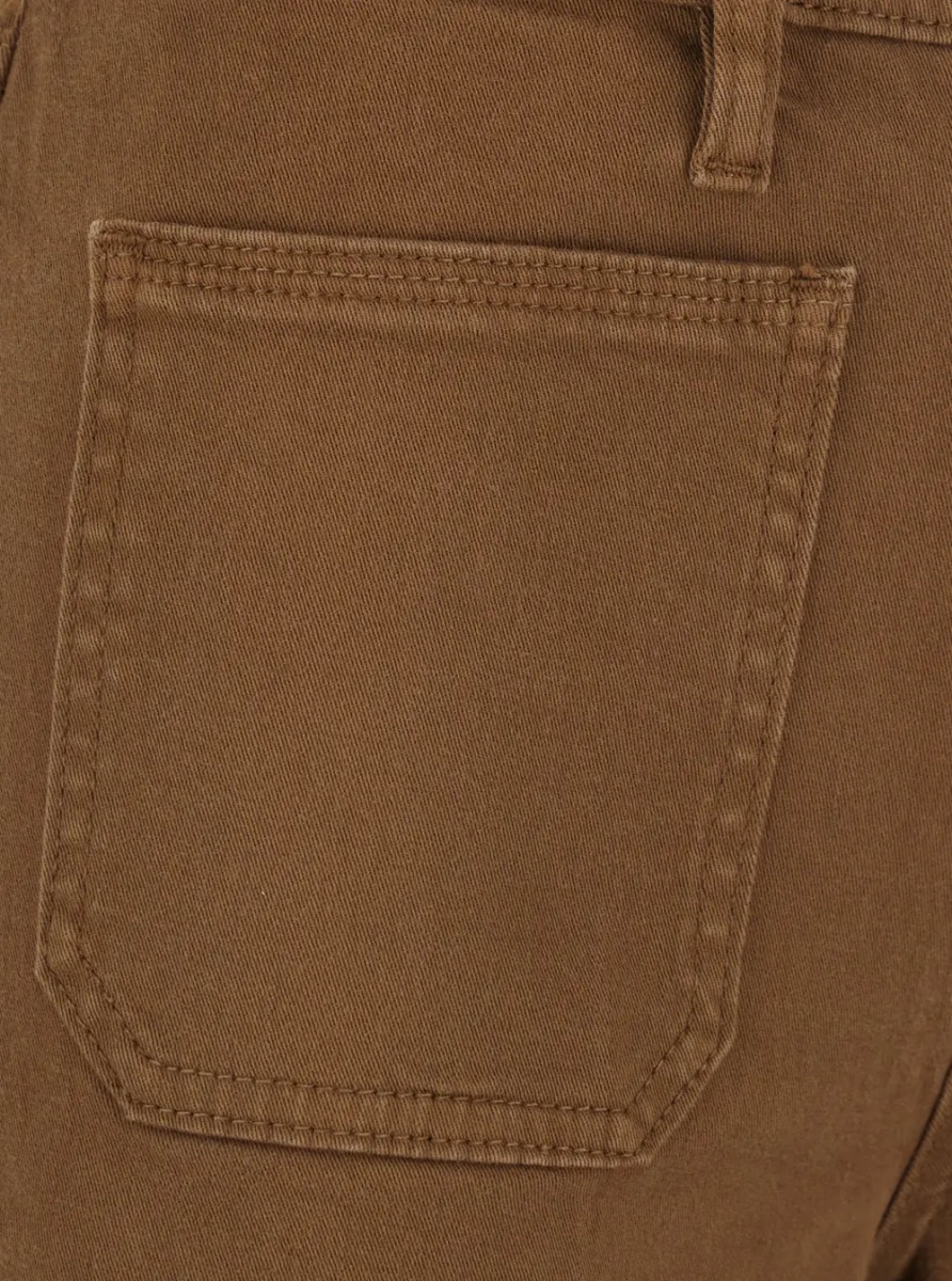 Blugi 'Le Slim Palazzo' Brown jeans with Wide Leg in Denim for Women - Img 3