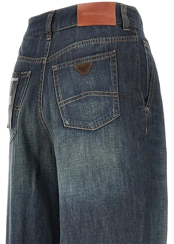Blugi Lightweight denim wide leg 'J8K' pants - Img 4