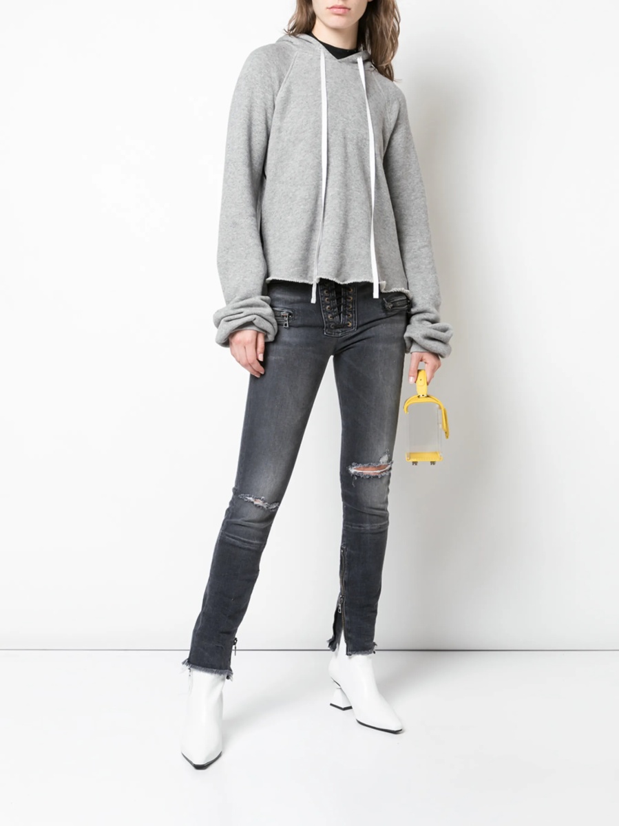 Blugi Skinny Unravel negri - Img 2