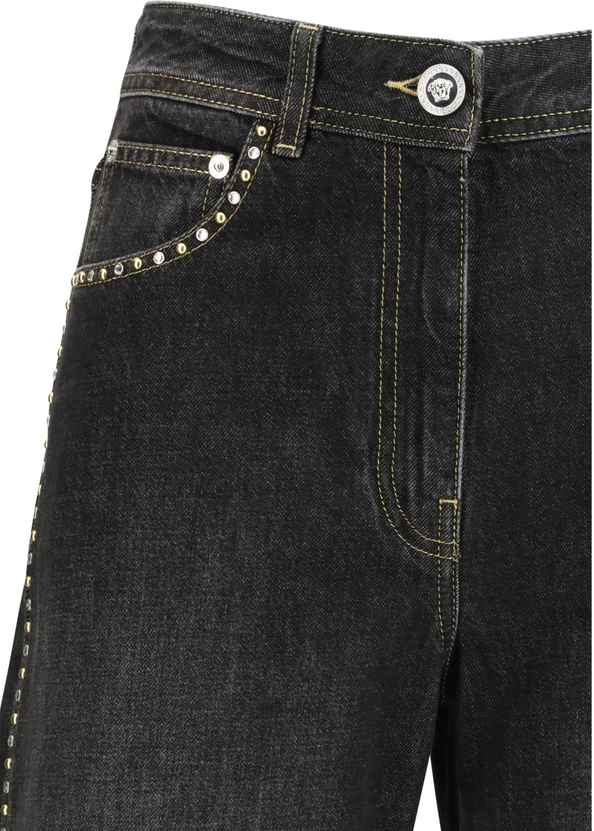 Blugi Straight Jeans with studs - Img 3