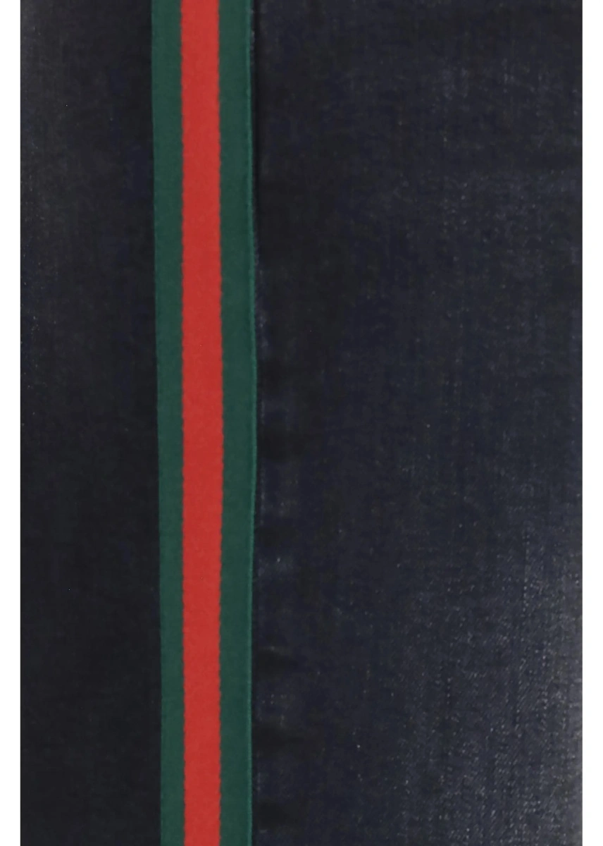 Blugi Stretch cotton Jeans with Web stripe - Img 3
