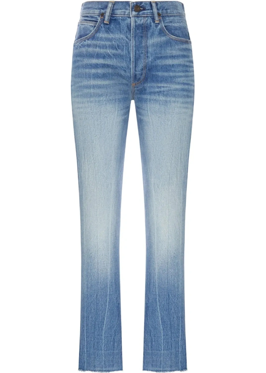 Blugi Tom Ford albastri din denim - Img 5