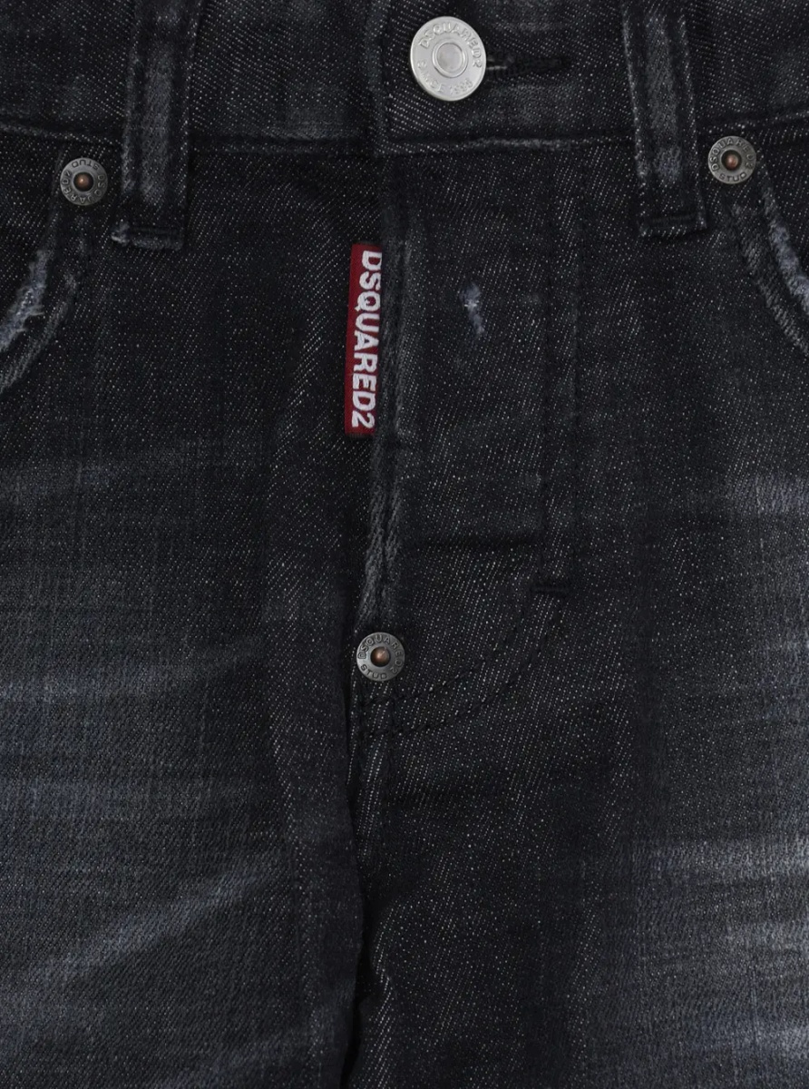 Blugi UNISEX STANISLAV JEAN with elastane and black cotton unisex - Img 3