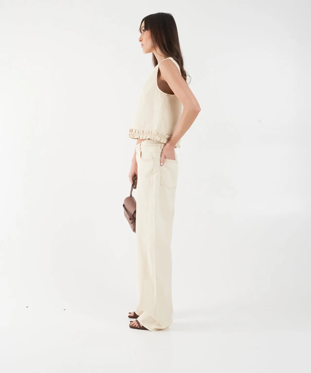 Blugi Wide leg jeans 'Niaka' - Img 4