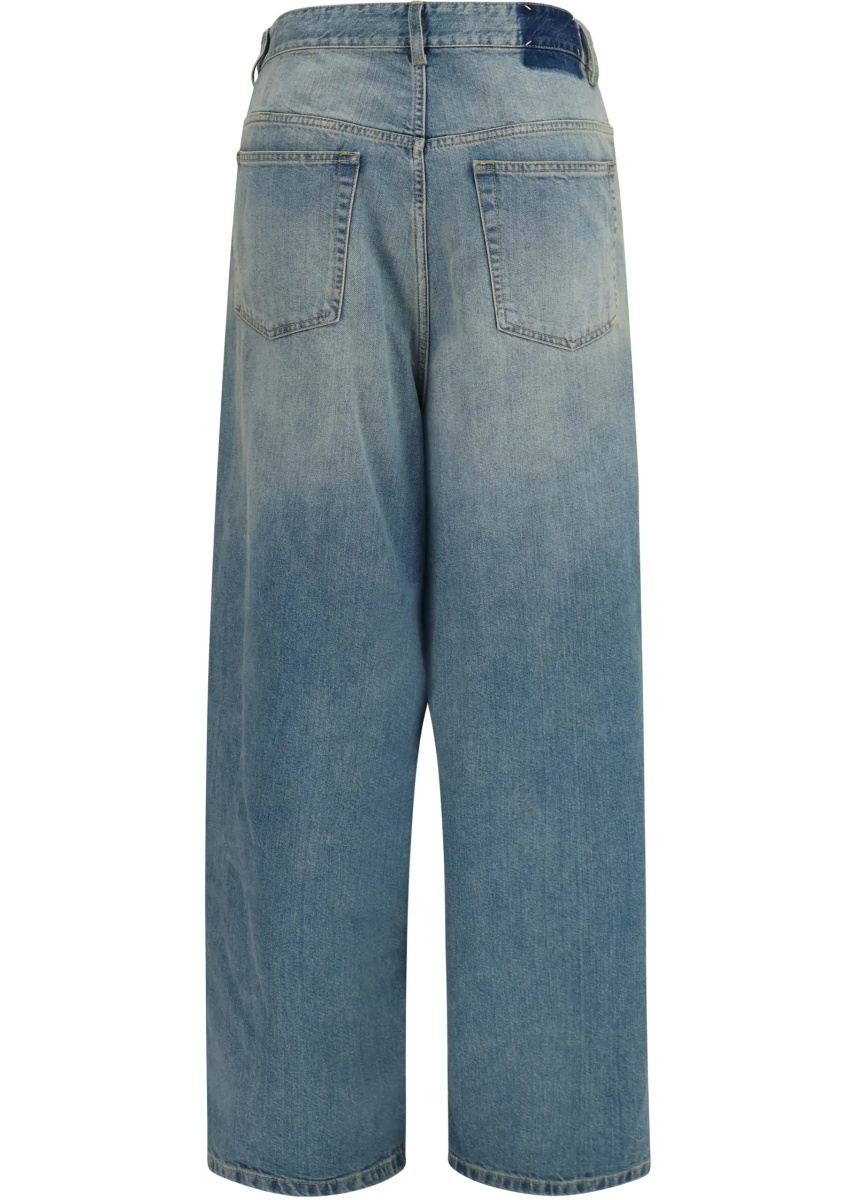 Blugi Wrap wide-leg Jeans - Img 2