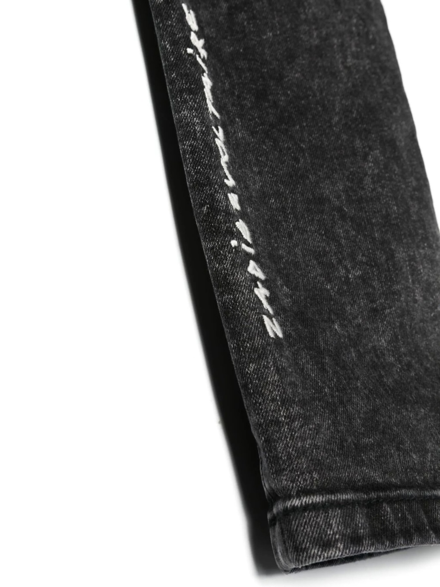 Blugi Zadig &amp; Voltaire negri din spandex/elastan si polyester - Img 3
