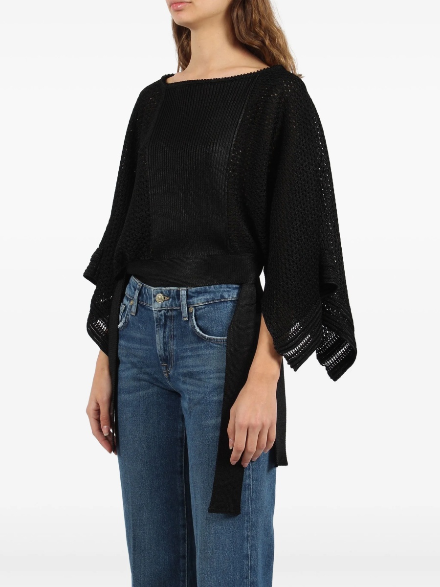 Bluza Alberta Ferretti neagra - Img 3