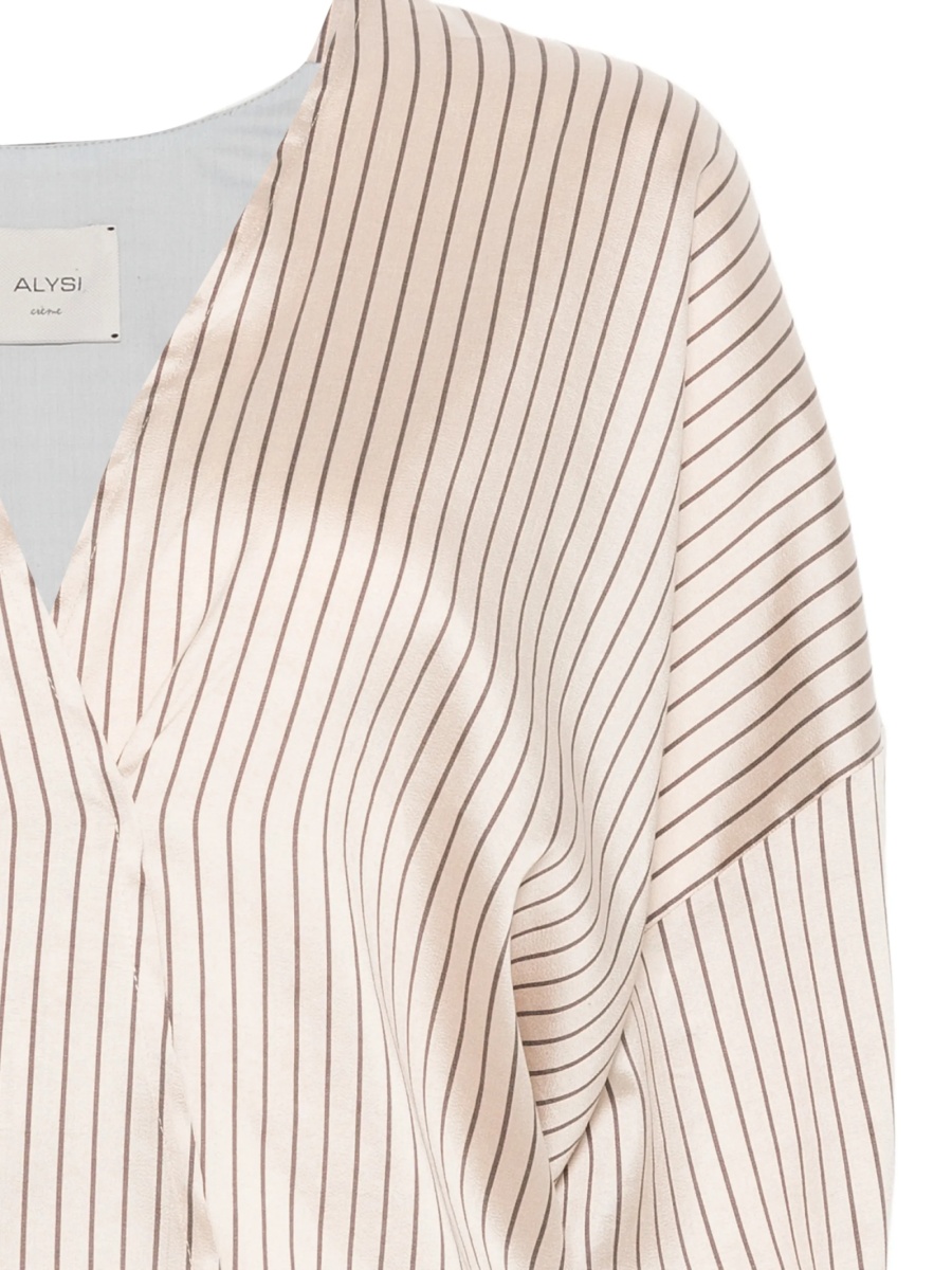 Bluza ALYSI neutra din lyocell si elastan - Img 3
