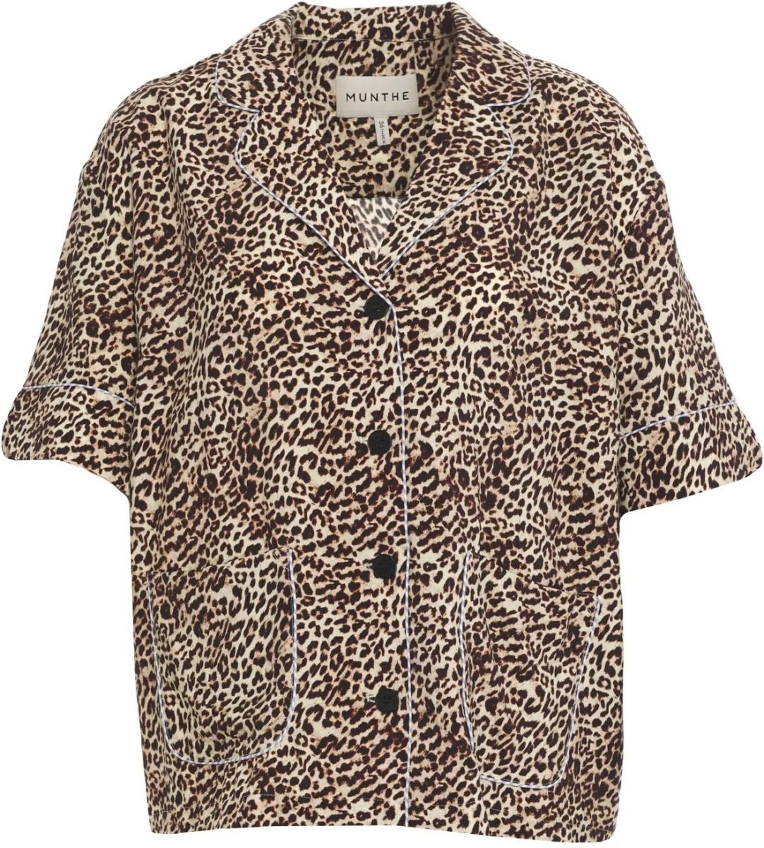Bluza Blouse with animal print 'Ushi' - Img 2