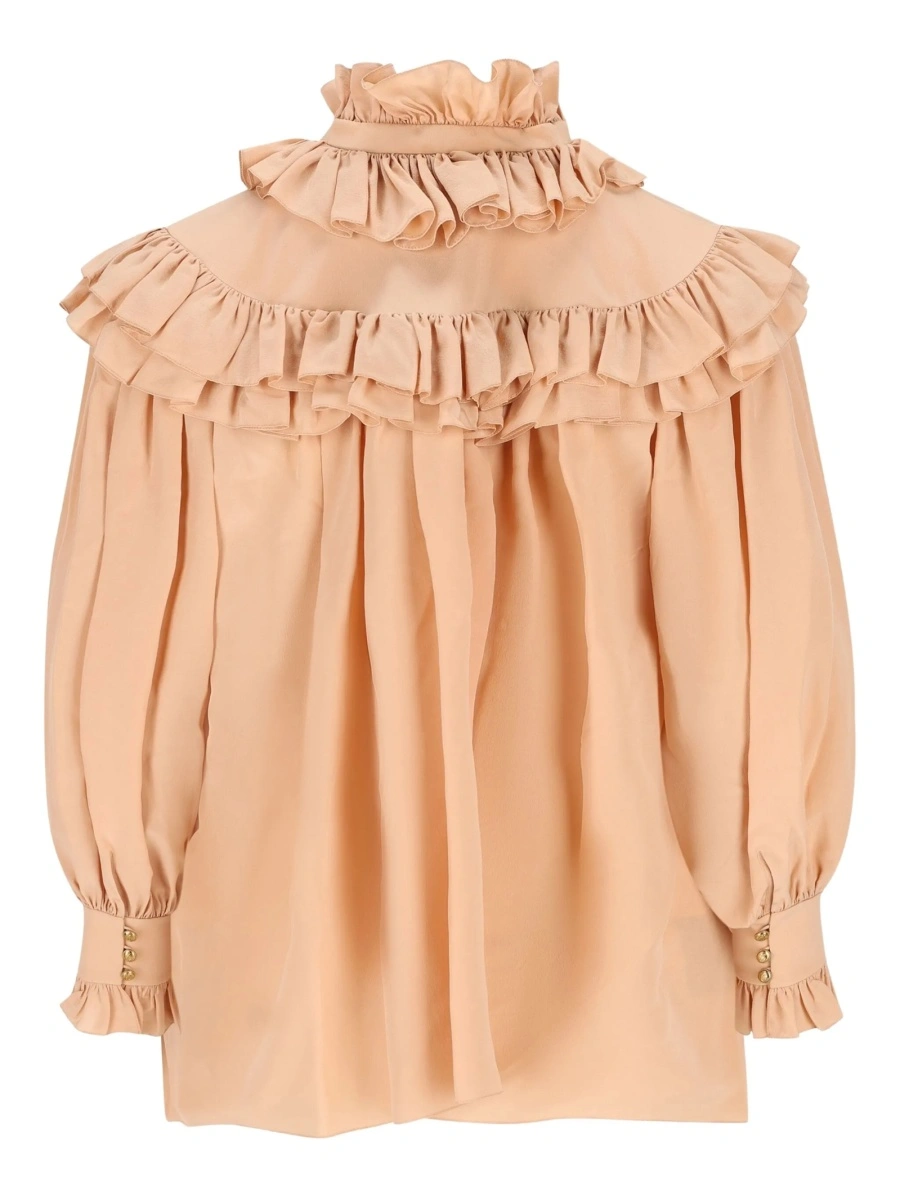 Bluza Chloe maro din matase - Img 2