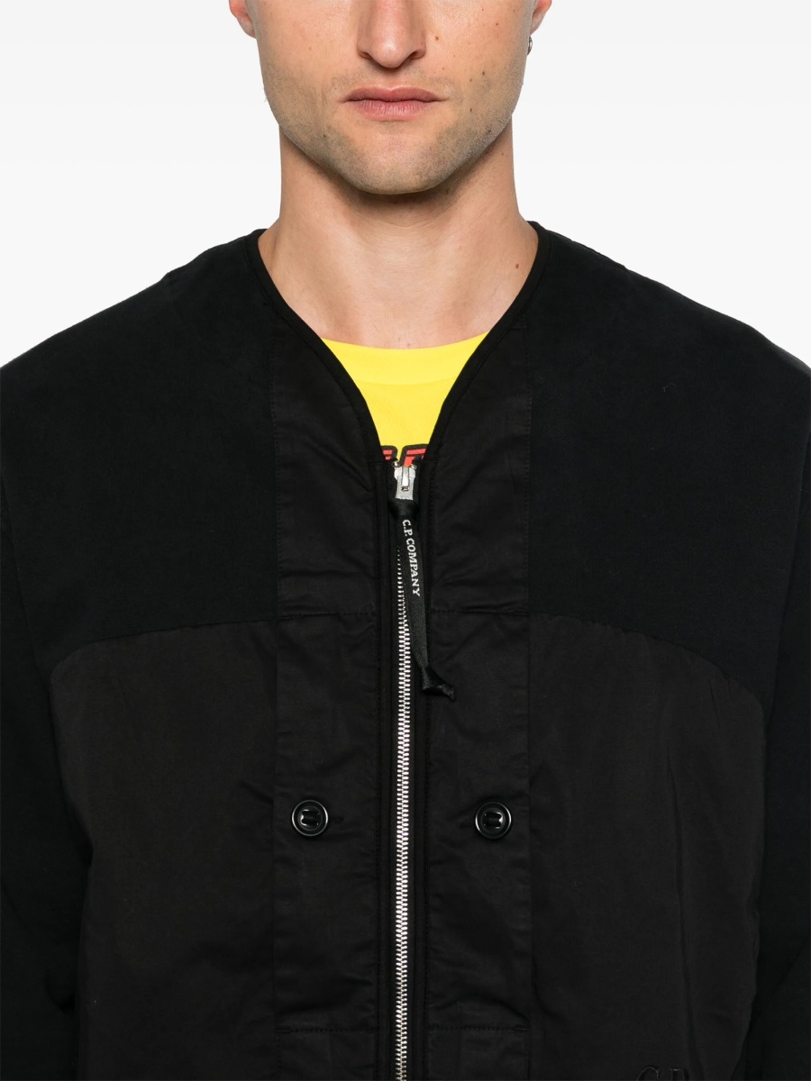 Bluza de trening C.P. Company neagra din bumbac - Img 5