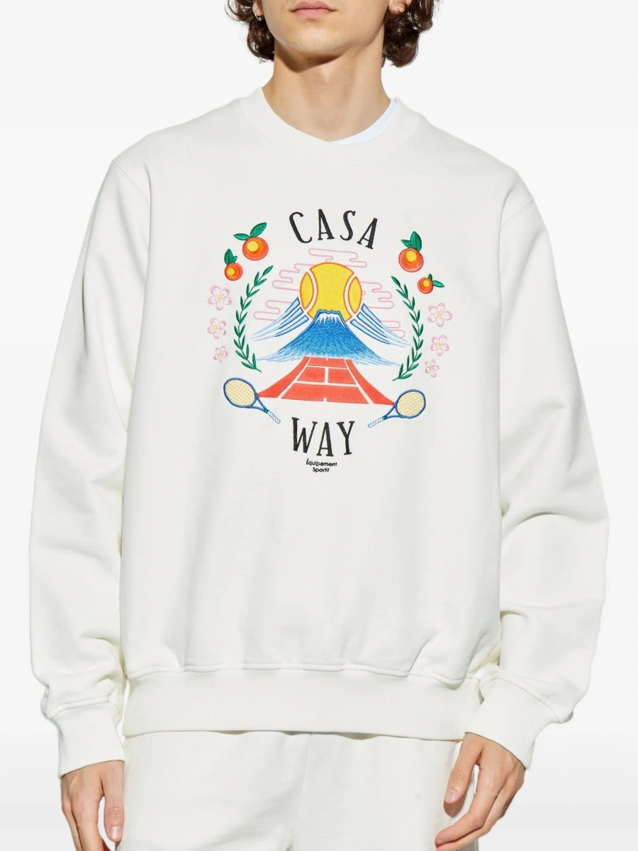 Bluza de trening Casablanca alba - Img 3