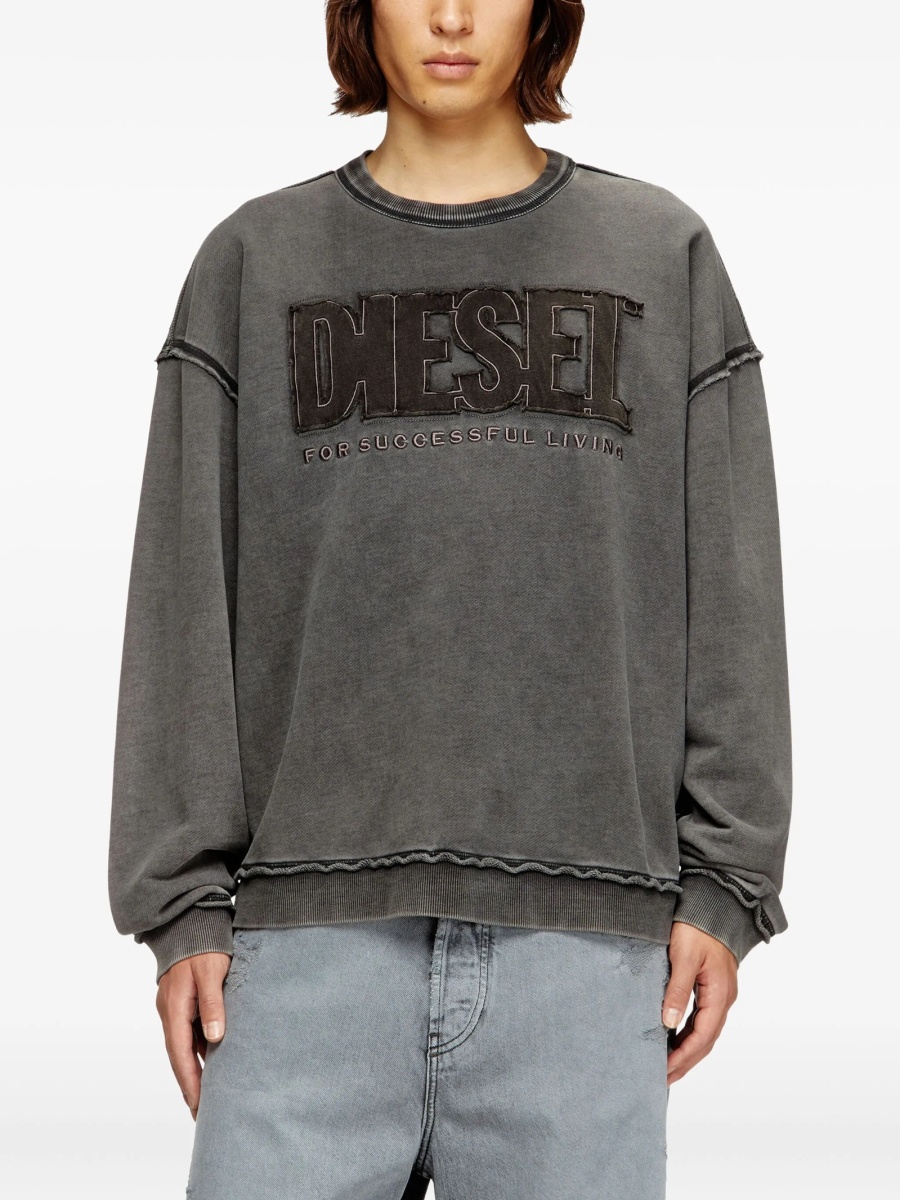 Bluza de trening Diesel gri - Img 6