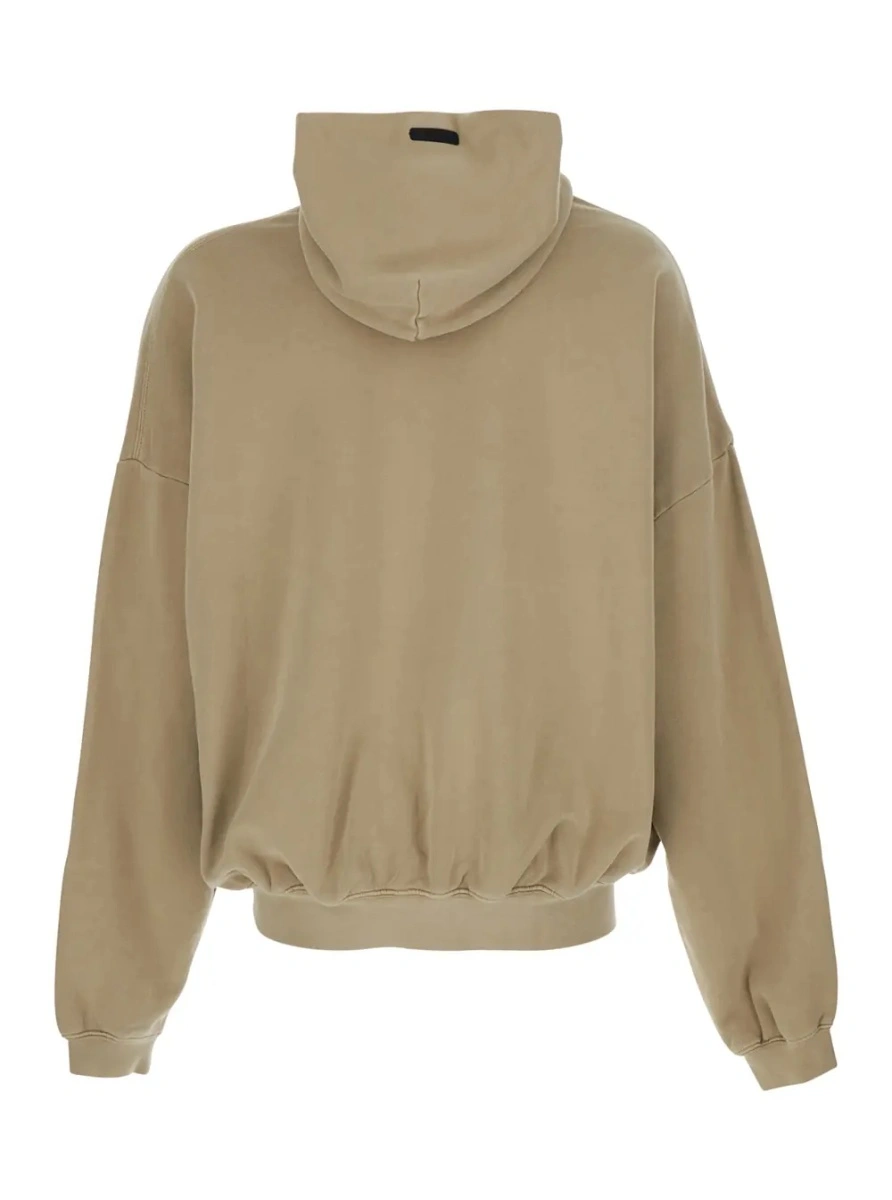 Bluza de trening FEAR OF GOD bej din bumbac - Img 2