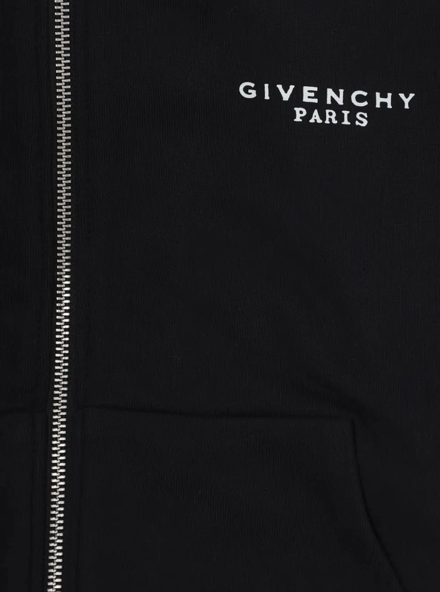 Bluza de trening Givenchy neagra din bumbac - Img 3