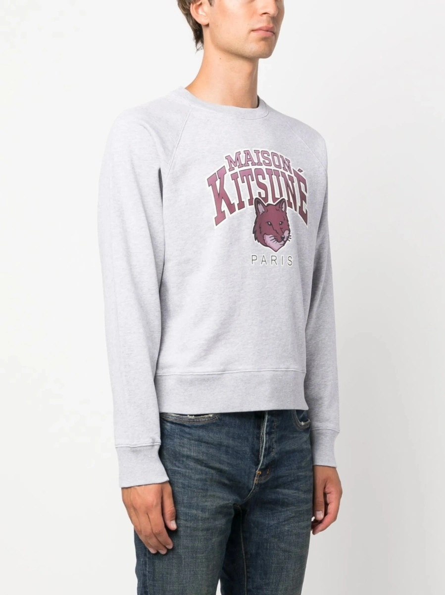 Bluza de trening MAISON KITSUNÉ gri - Img 3