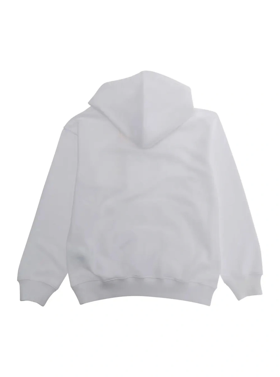 Bluza de trening Off-White alba din bumbac - Img 2