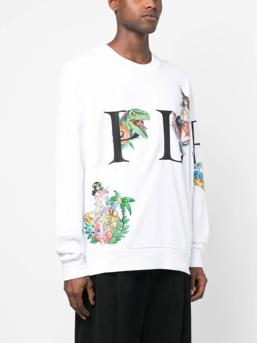Bluza de trening Philipp Plein alba - Img 4