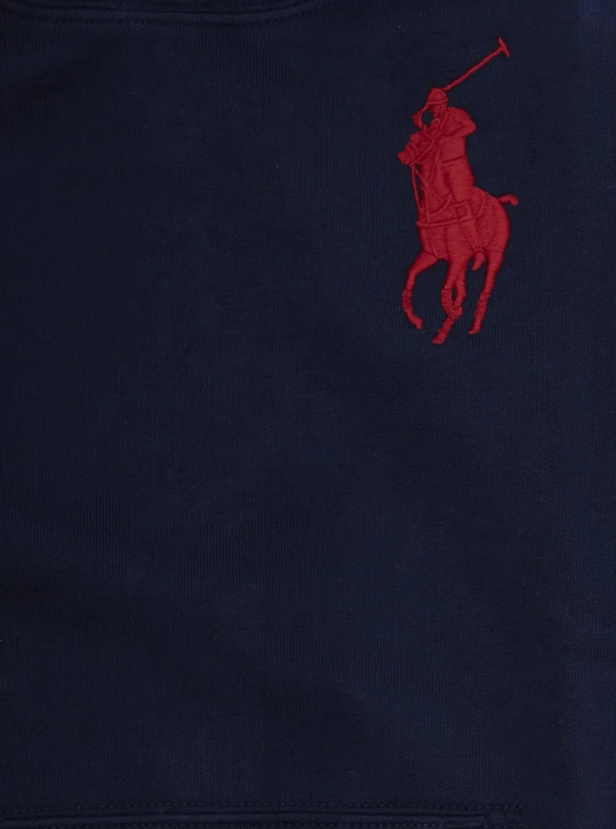 Bluza de trening Ralph Lauren albastra din bumbac - Img 3