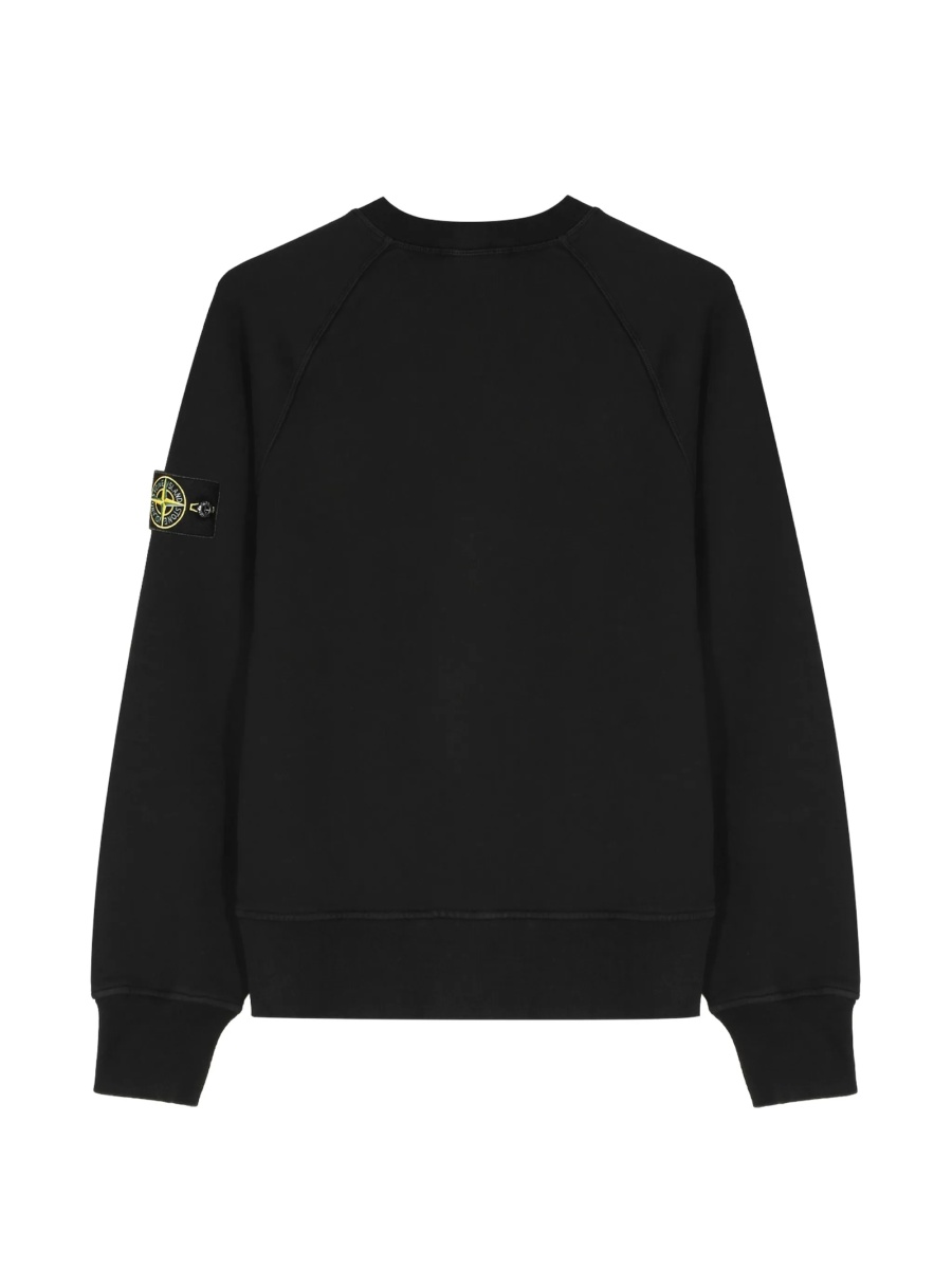 Bluza de trening Stone Island neagra din bumbac - Img 2