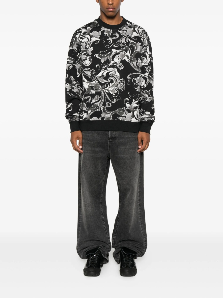 Bluza de trening Versace Jeans Couture neagra - Img 2