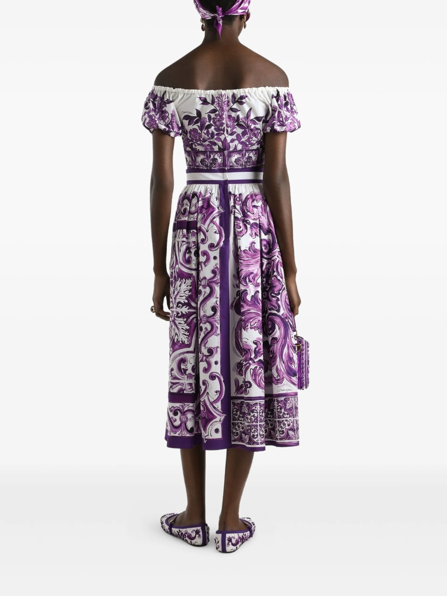 Bluza Dolce &amp; Gabbana Majolica alba - Img 3