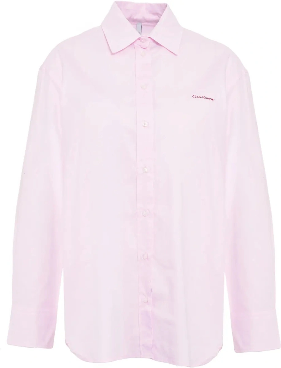 Bluza eleganta Ciao Amore roz - Img 2