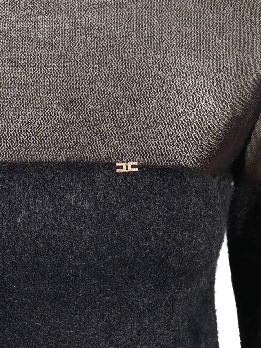 Bluza Elisabetta Franchi neagra - Img 3