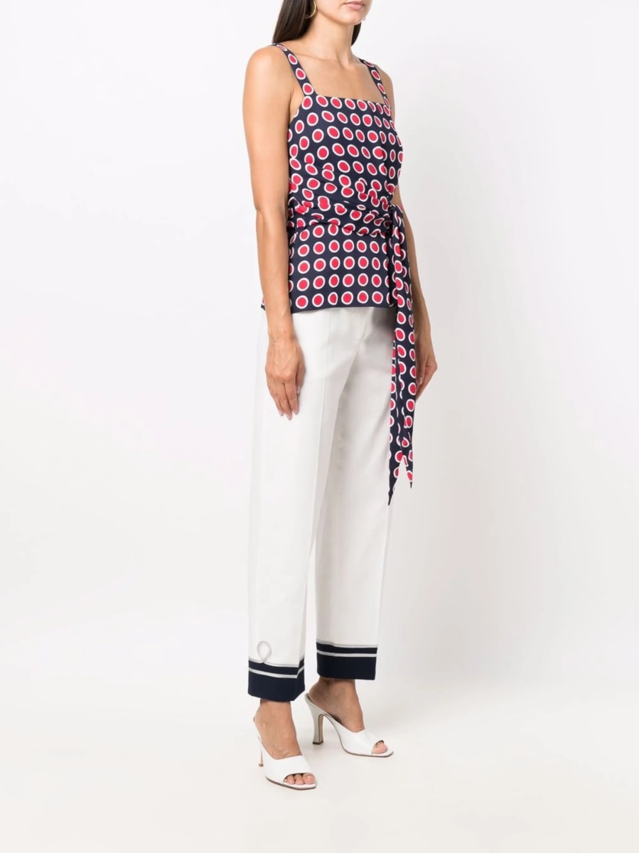 Bluza LOVE Moschino albastra din vascoza - Img 3