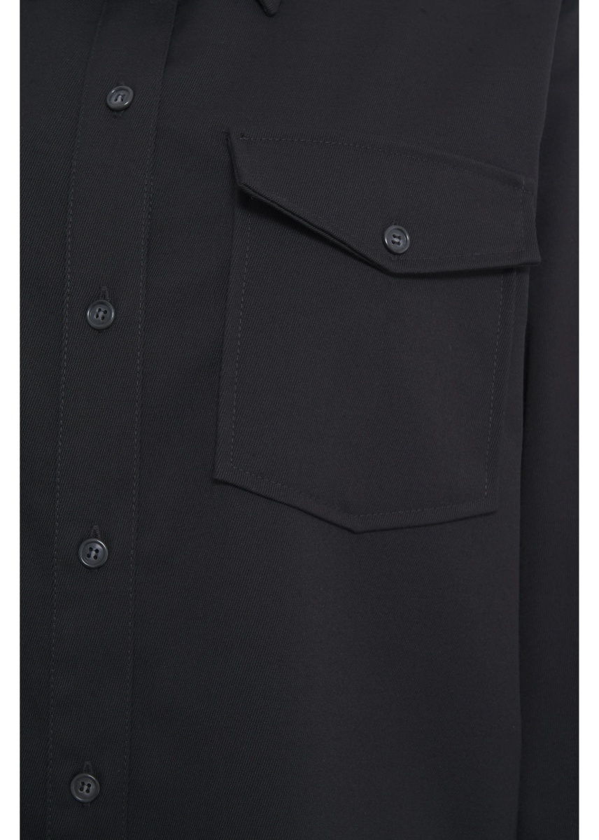 Bluza Shirt blouse with epaulettes - Img 4