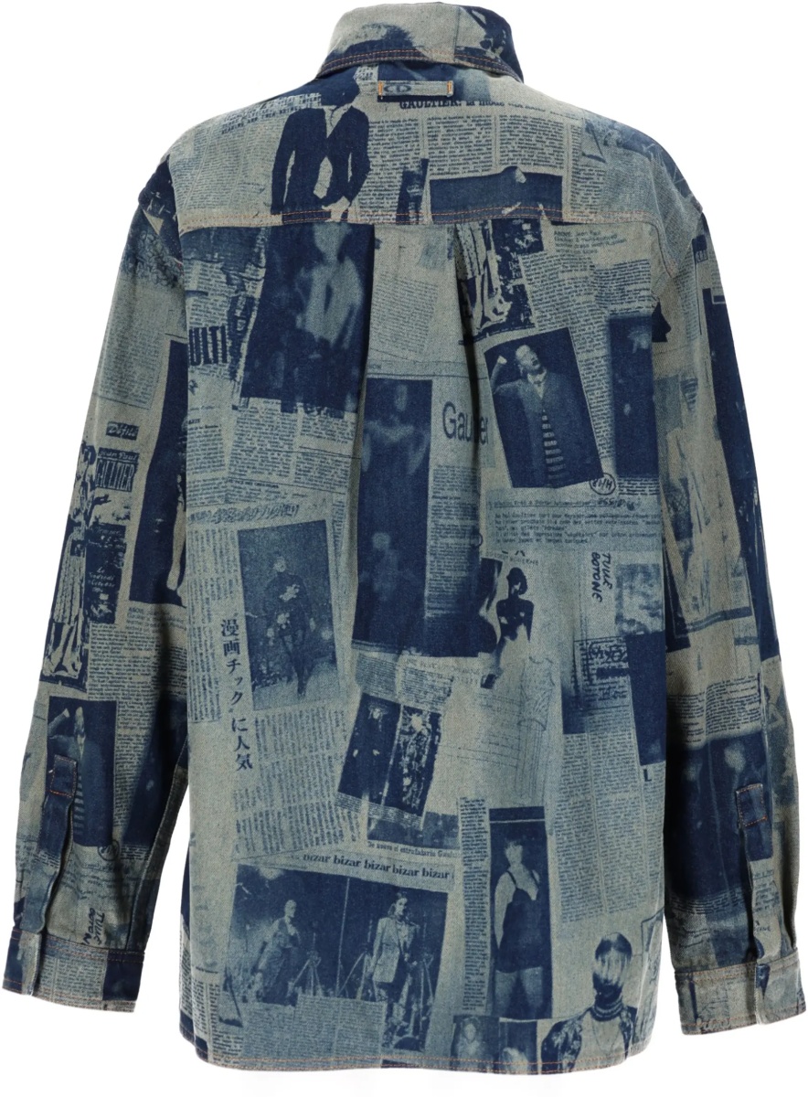 Bluza Shirt With "Newspaper" Print - Img 2