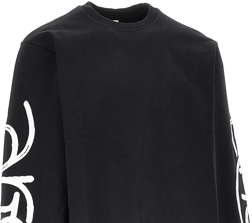 Bluza trening Cotton sweatshirt with logo embroidery - Img 2