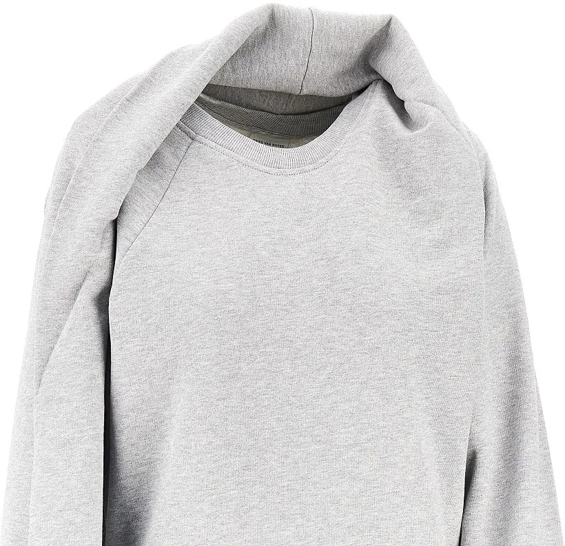 Bluza trening Draped crewneck sweatshirt - Img 2