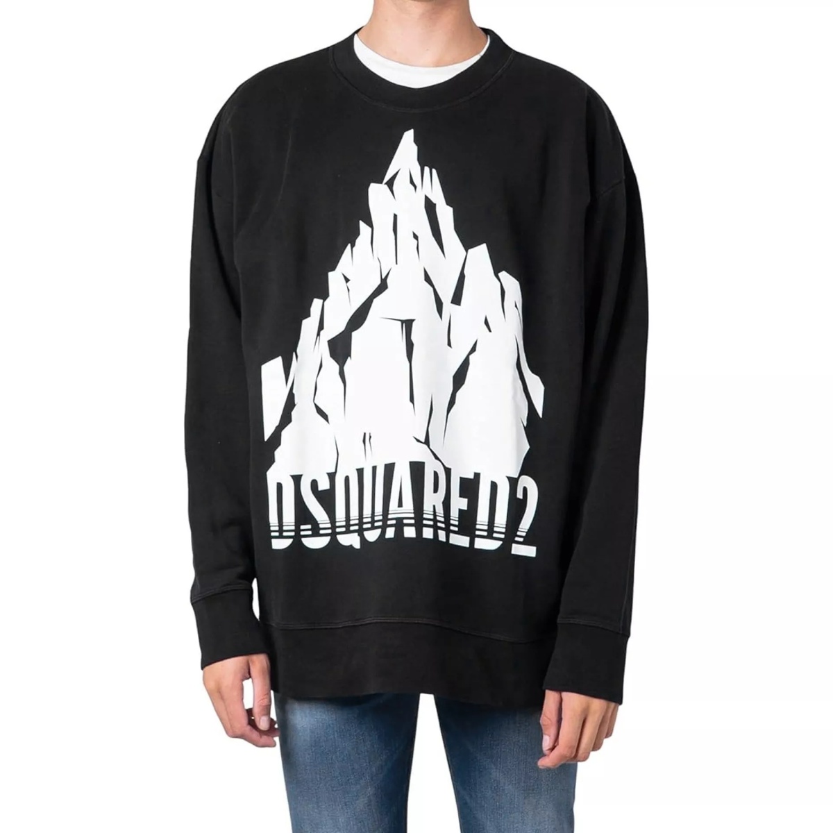 Bluza trening Dsquared2 Cotton Logo Sweatshirt - Img 2