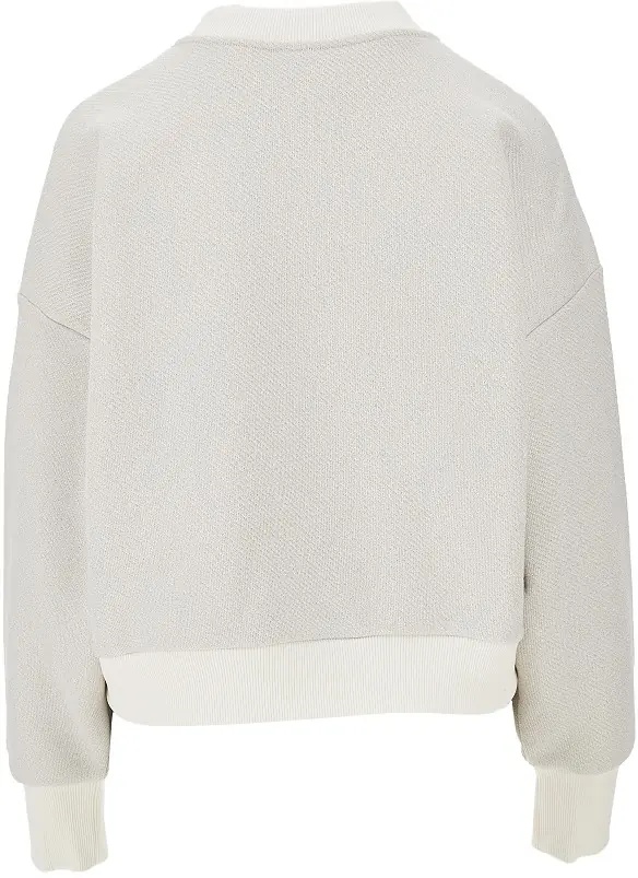 Bluza trening Lurex jersey sweatshirt with logo - Img 3