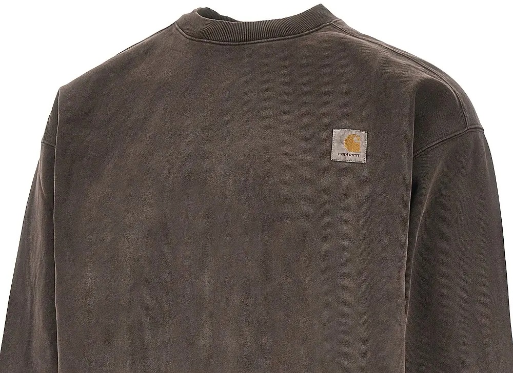 Bluza trening 'Vista' bleached-out crewneck sweatshirt - Img 2