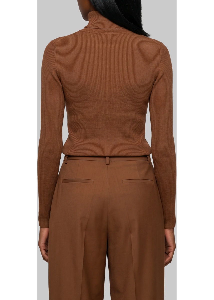 Bluza Turtleneck In Wool Yarn - Img 3