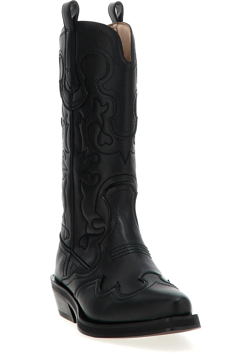 Bocanci Embroidered Western Boots - Img 2