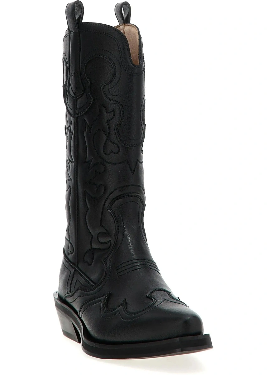 Bocanci Embroidered Western Boots - Img 2