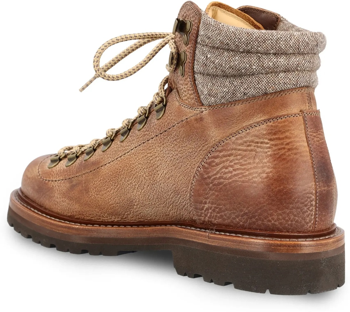 Bocanci Mountain Boots in leather with wool and cashmere inserts - Img 5