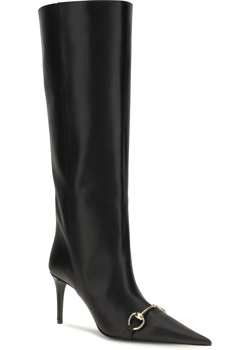 Bocanci Slip-on leather Boots with Horsebit - Img 2