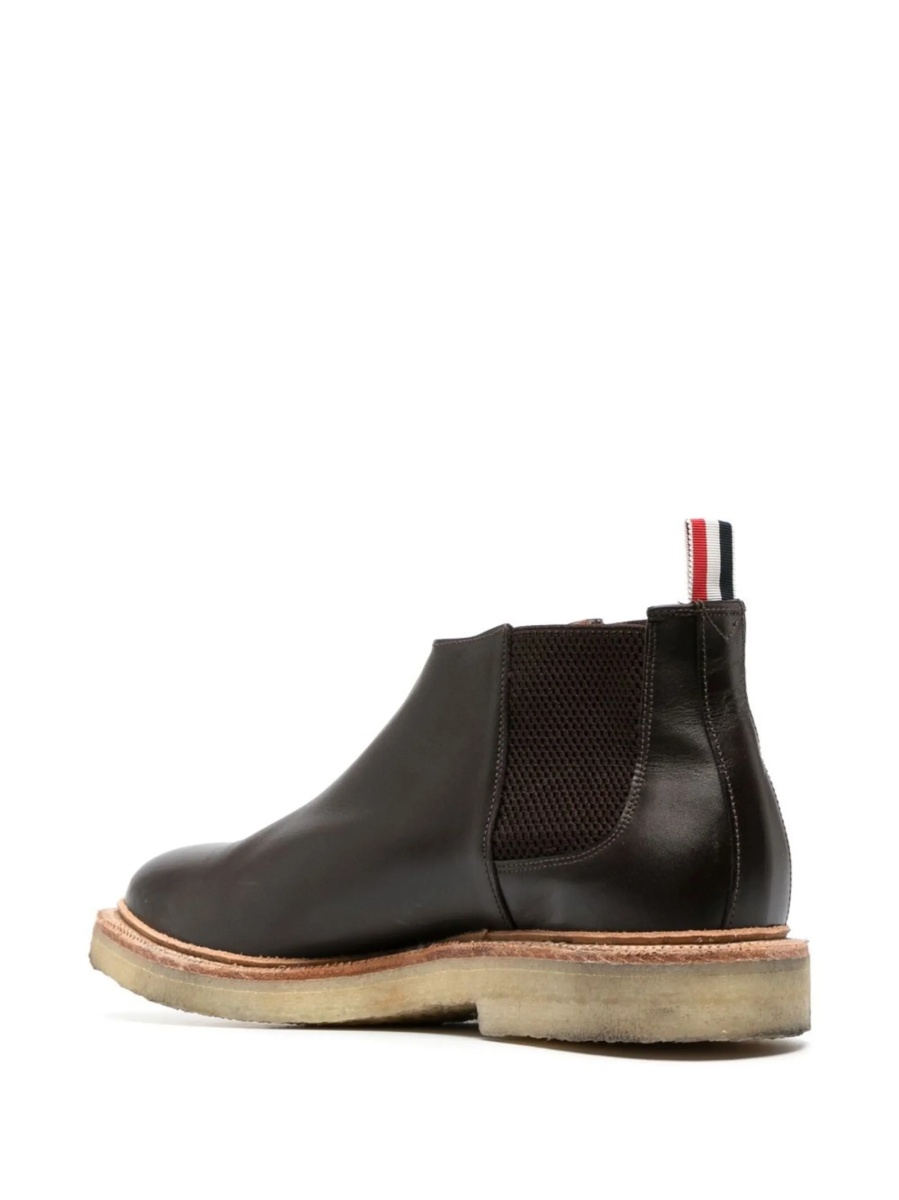 Bocanci Thom Browne maro din piele - Img 3