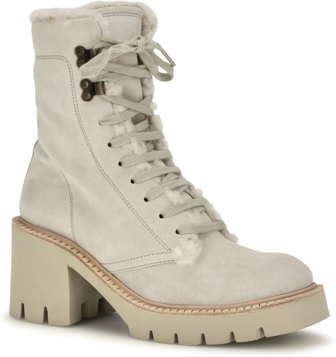 Bocanci Zineta suede lace-up ankle Boots - Img 2