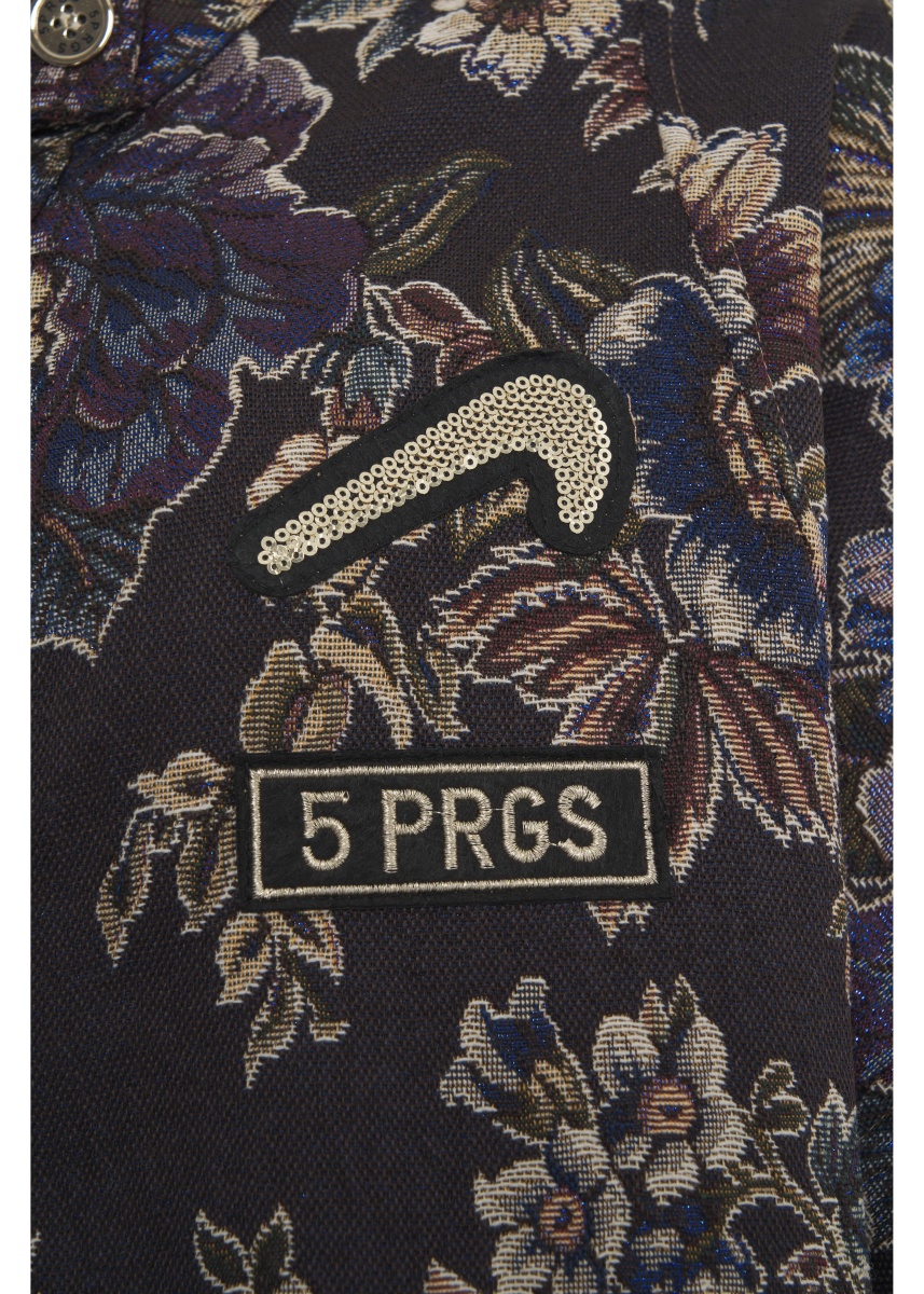 Bomber Bomber jacket with floral pattern - Img 4