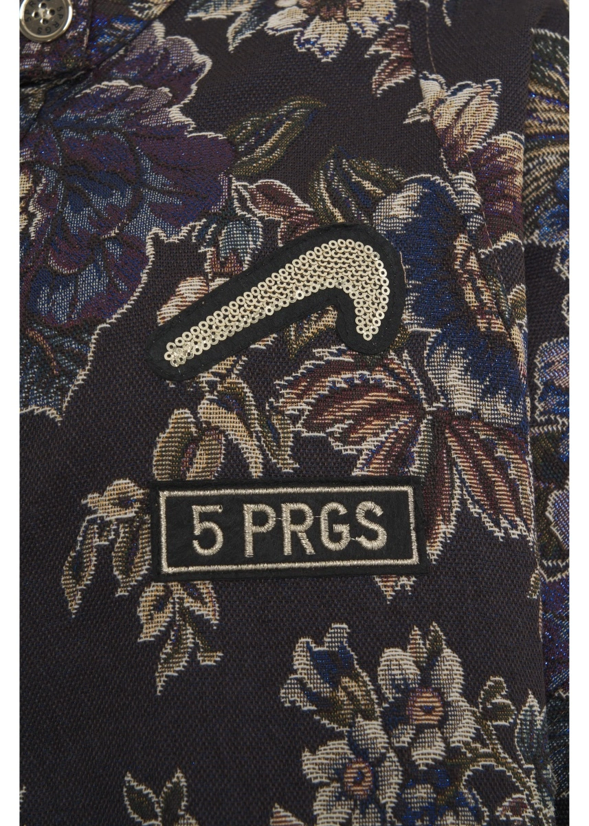 Bomber Bomber jacket with floral pattern - Img 4