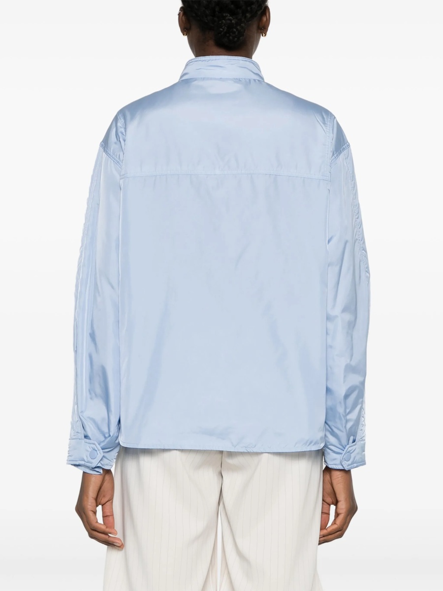 Bomber jacket Aspesi albastra din poliamida - Img 4