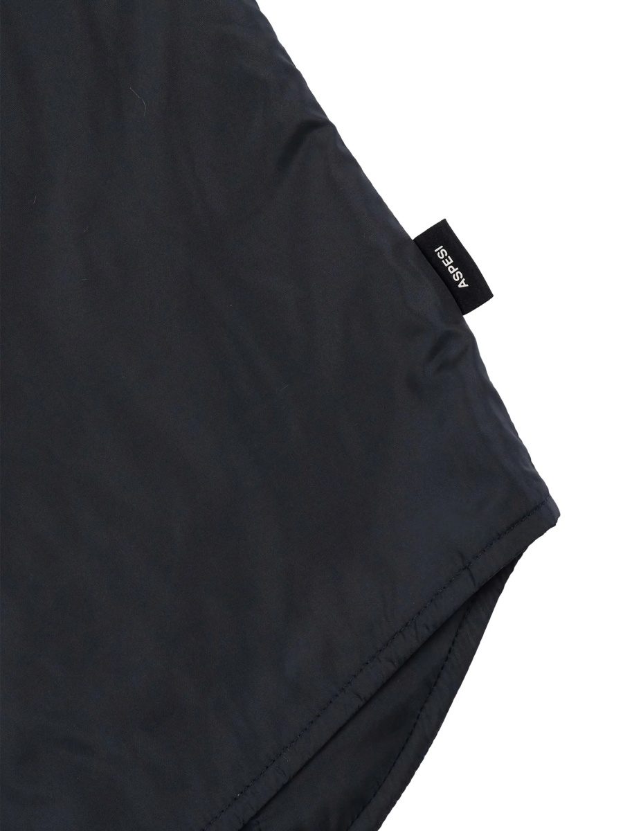 Bomber jacket Aspesi albastra din poliamida - Img 3